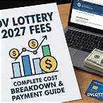 dv lottery cost